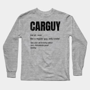 Carguy Definition // Black Long Sleeve T-Shirt